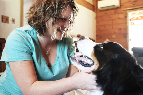 Dr. Tasha Wilson and Dog